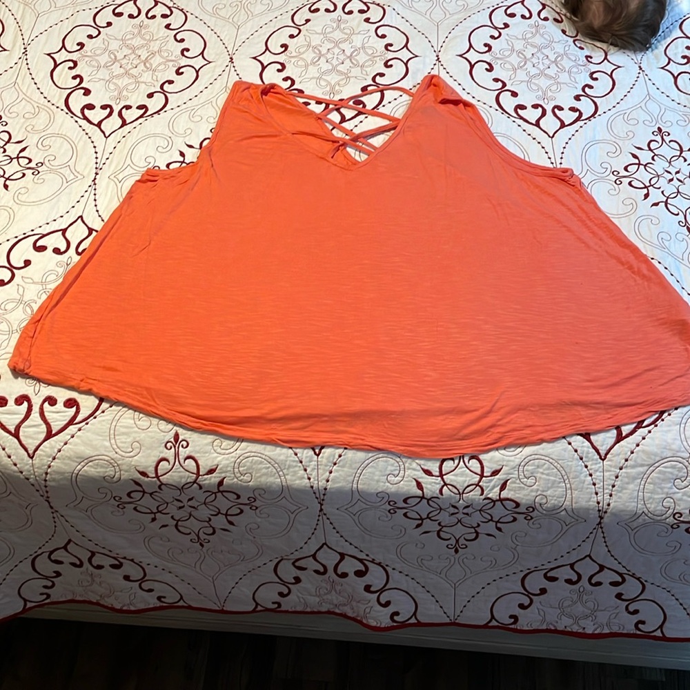 Tank coral plus size 28
